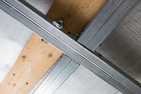 Suspended ceiling structure Stock Photos