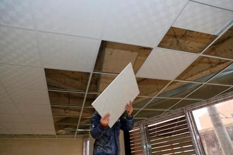 Suspended ceilings Fotos Stock
