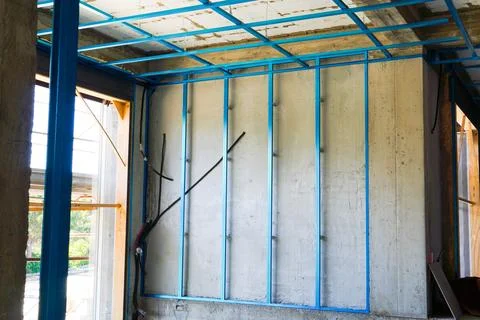 Suspended ceilings. 스톡 사진