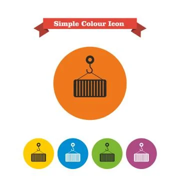 Suspended load Illustrazione stock