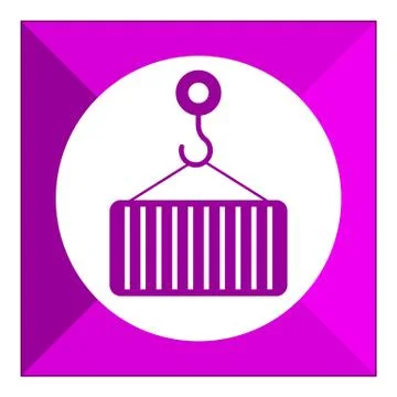 Suspended load Stock Illustration