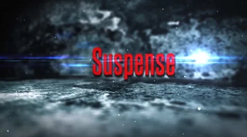 Suspense Text Animation Stock Footage 66113122