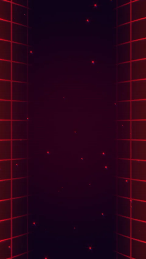 Suspenseful Network Intrusion Detection Display, Vivid Red And Particle Stock Footage 324859013