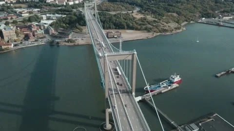 Suspension bridge Stock Footage 137908227