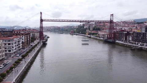 Suspension bridge Stock Footage 159062969