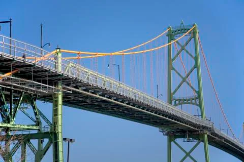 Suspension bridge Stock Photos