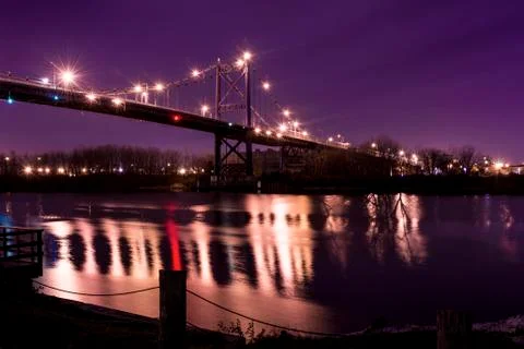 Suspension bridge Stock Photos