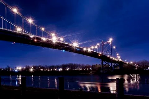 Suspension bridge Foto stock