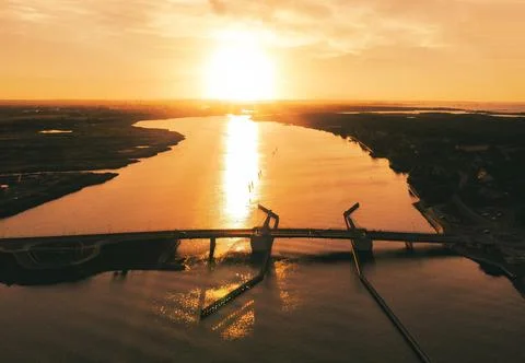 Suspension bridge Stock Photos