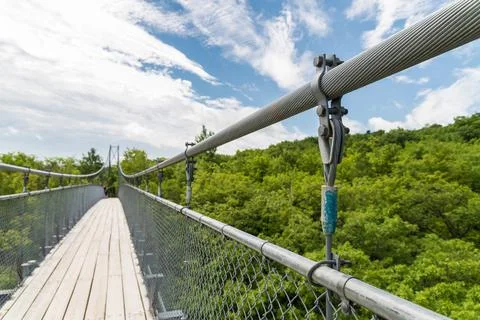 Suspension bridge Stock Photos
