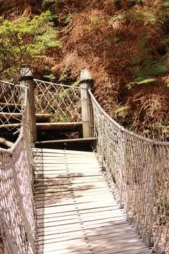 Suspension bridge Stock Photos