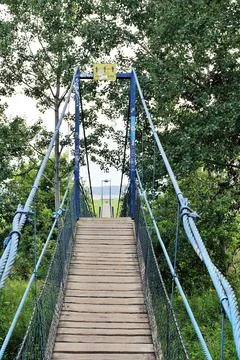 Suspension bridge Stock Photos
