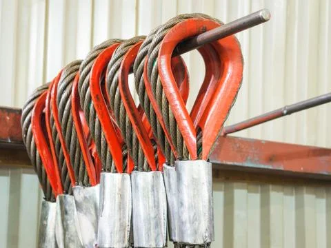 Suspension cable. Foto stock