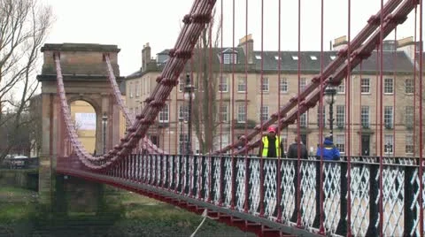 Suspension Footbridge 動画素材 11157301