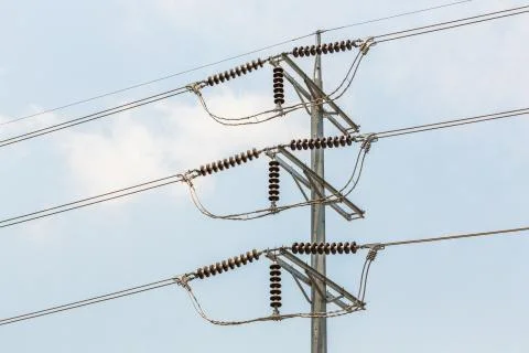 Suspension insulators Stock Photos
