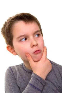 Suspicious look Stock Photos