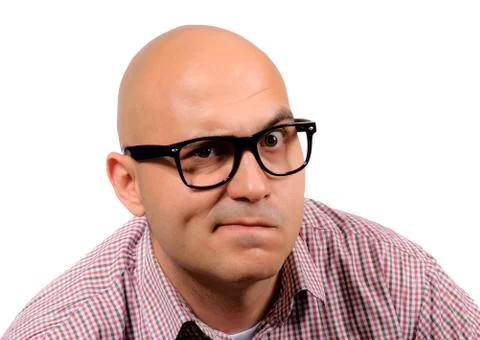 Suspicious man Stock Photos