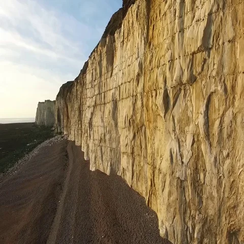 Sussex cliffs Video stock 69518730