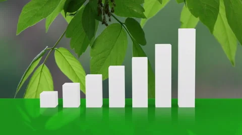 Sustainability growth graph Stock Footage 61849007