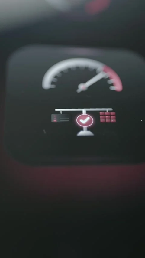 Sustainability Performance Speedometer With Tree Symbol 4K Vídeos de archivo 341858937