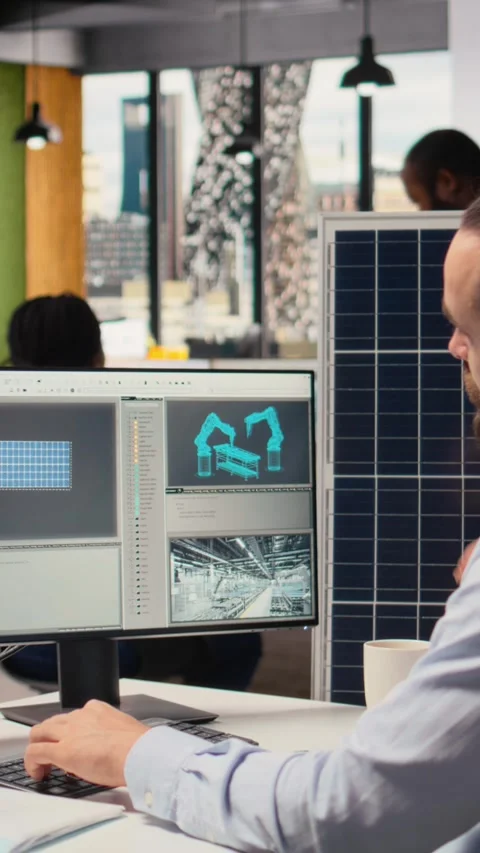 Sustainability RD expert develops integrated clean energy solutions Stock Footage 315474674