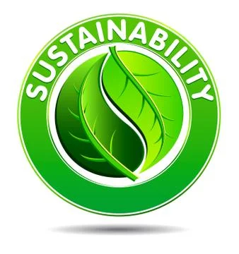 Sustainability Symbol Illustrazione stock