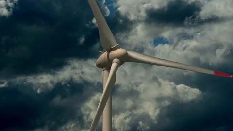 Sustainable Clean Future Technolgy Wind Wheel Turbine Stock Footage 86863159