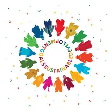 Sustainable Development Goals set Stock Illustration