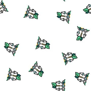 Sustainable development vector seamless pattern Stock Illustration