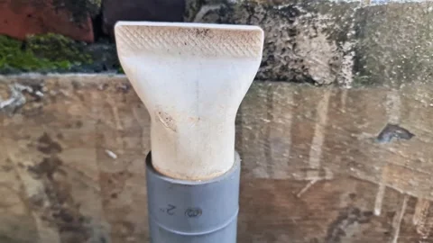 Sustainable Off-Grid Water System: DIY PVC Hydraulic Ram Pump for Eco-Friendly Stock Footage 337675862