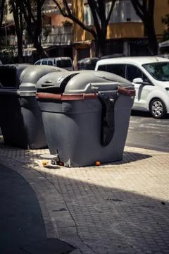 Sustainable waste sorting system and circular economy in Andalusia. Stock Photos