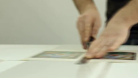 Сut paper Video stock 69775886