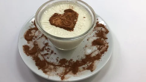 Sutlac, Turkish dessert. Stock Footage 90625341