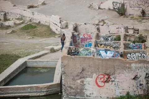 Sutro Baths ruins 스톡 사진
