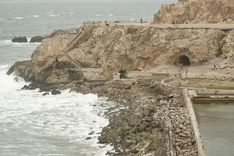 Sutro Baths ruins 스톡 사진