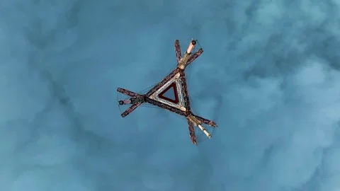 Sutro Tower 4K Drone Shot Stock Footage 250287533