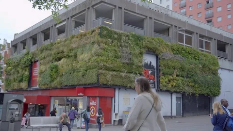 Sutton High Street Stock Footage 116597394