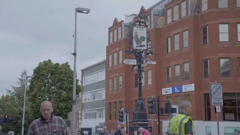 Sutton High Street Stock Footage 116601596