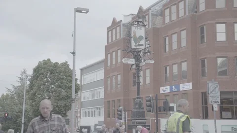 Sutton High Street Stock Footage 116601984