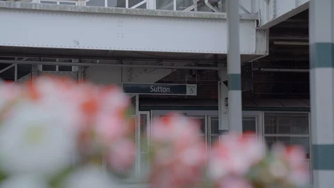 Sutton Train Station Stock Footage 116595302
