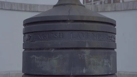 Sutton Wallington Lavender Sculpture Stock Footage 116555297