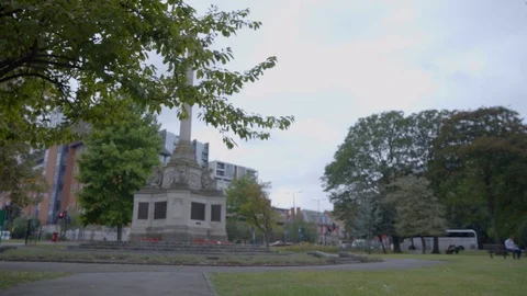 Sutton War Memorial Video stock 116596210