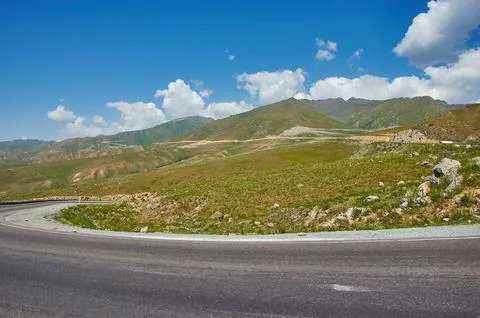 Suusamyr Valley Foto stock