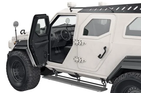 Suv auto crossover, close view Stock-Illustration