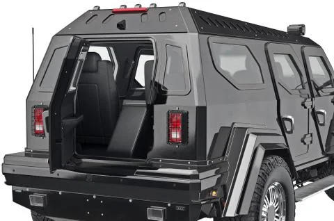 Suv automobile, close view Stock-Illustration