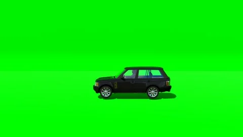 Suv car animation vidio Stock Footage 264227996