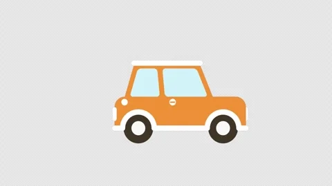 SUV car icon loop Animation video transparent background with alpha channel Stock Footage 270157204