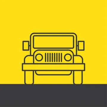 Suv car Stock Illustration