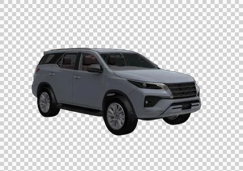 SUV car isolated on transparent background Stock Illustration