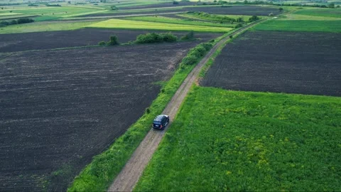 SUV drive thru nature | Stock Video | Pond5